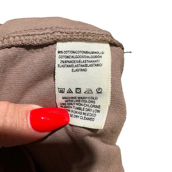 Free People Brown Corduroy Mini Skirt Size 12 - Picture 9 of 10